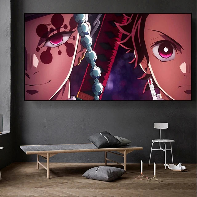 Characters Posters Canvas Painting | Decor | Demon Slayer