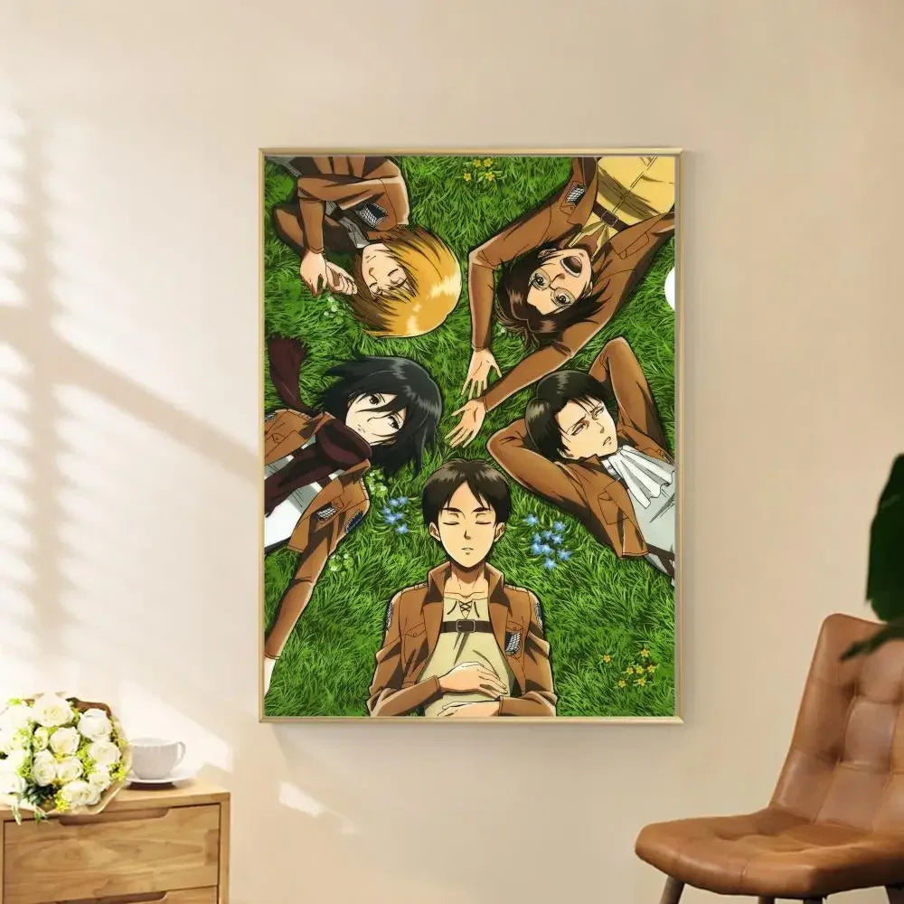 Attack on Titan Poster Classic Movie Posters | Wall Sticker | Attack on Titan