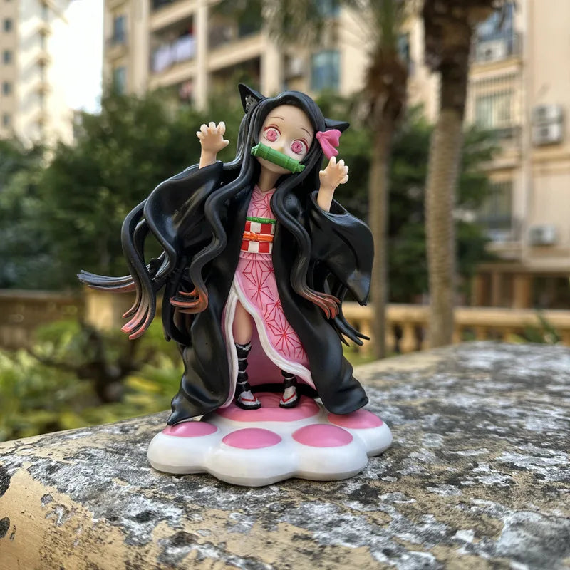 Demon Slayer Kamado Nezuko Cat Car Decoration | Action Figures | Demon Slayer