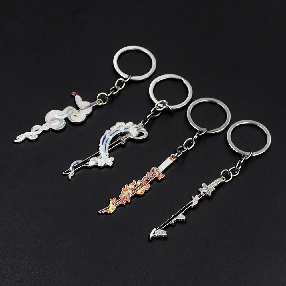 Sword Keychain Rengoku Giyuu Shinobu | Weapon Keyring | Demon Slayer