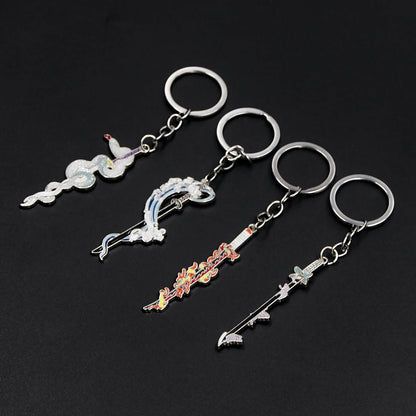 Sword Keychain Rengoku Giyuu Shinobu | Weapon Keyring | Demon Slayer