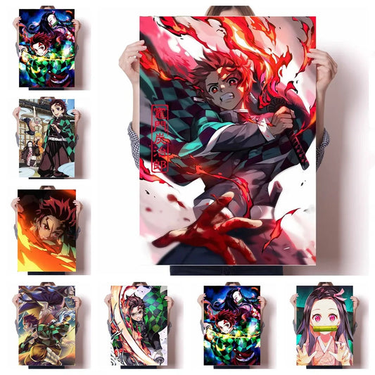 Poster Tanjirou Nezuko Smile Friends | Decor | Demon Slayer