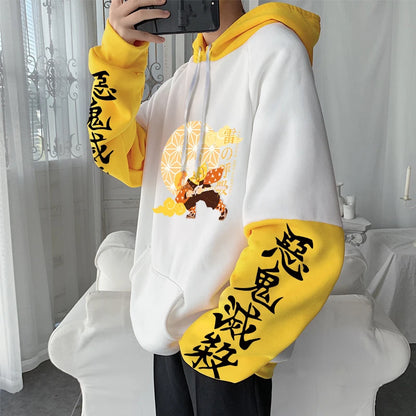 Zenitsu Agatsuma Oversize Hoodie | Hoodie | Demon Slayer