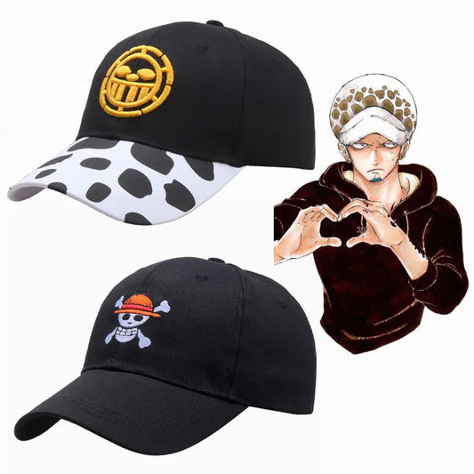 ONE PIECE Trafalgar D Water Law Same Hat Baseball Sunshade | Hip Hop Cotton Hat | One Piece