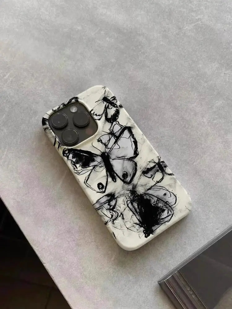 Ink and Wash Painting Butterfly Case | Phone Case | Various