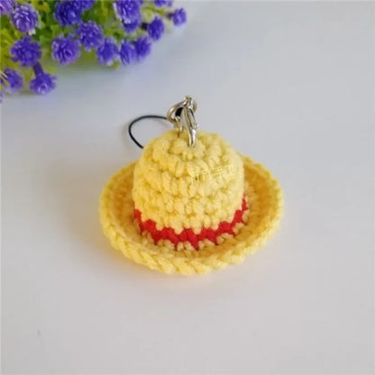 One Piece Luffy Ace Chopper Straw Hat Keychain | Keychain | One Piece