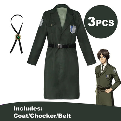 Mikasa Ackerman Survey Corps Uniform Cosplay Costume | Cosplay Costume | Attack on Titan