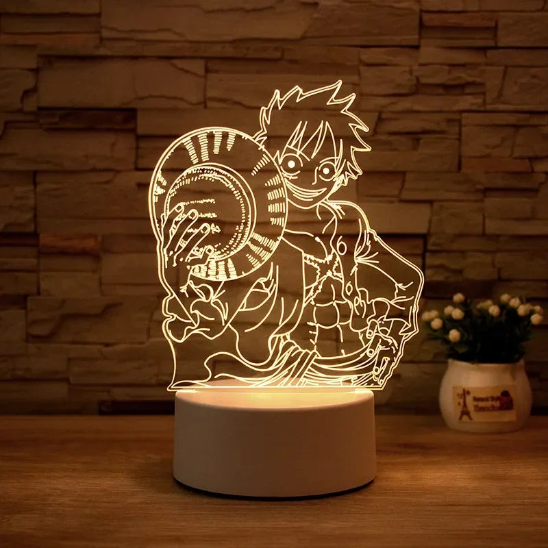 One Piece Lamp Acrylic Night Light | Night Light | One Piece