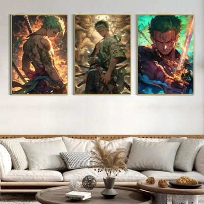 Roronoa Zoro Poster Wall Sticker | Poster | One Piece