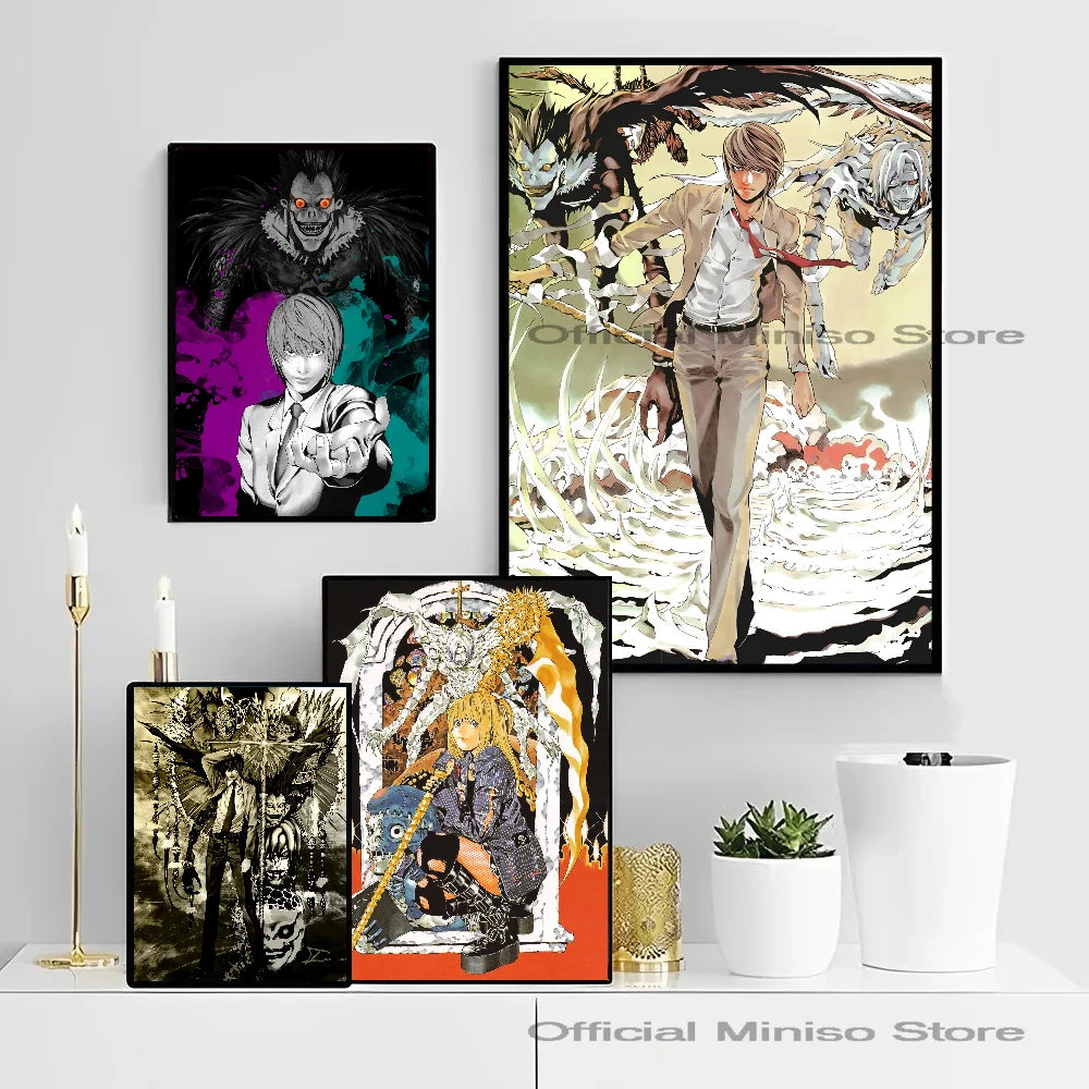 Classic Death Note Poster Self-adhesive Art | Home Decor | Death Note