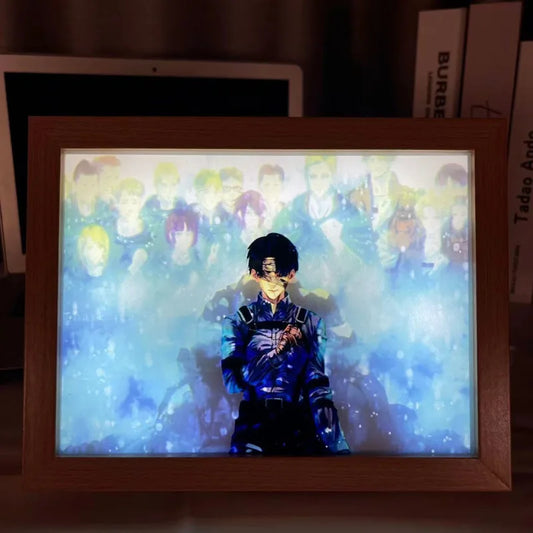 Attack On Titan Light Painting Eren Yeager | Night Lamp | Attack on Titan