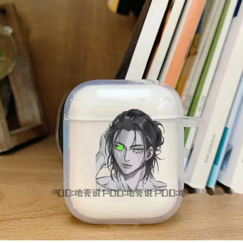 Adult Allen Through Headphones Transparent Case | AirPods 1 2 3 | Attack on Titan