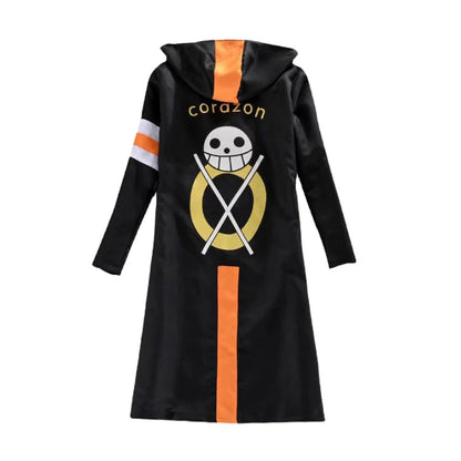 Trafalgar D. Water Law Long Windbreaker Cosplay Costume | Halloween Costume | One Piece