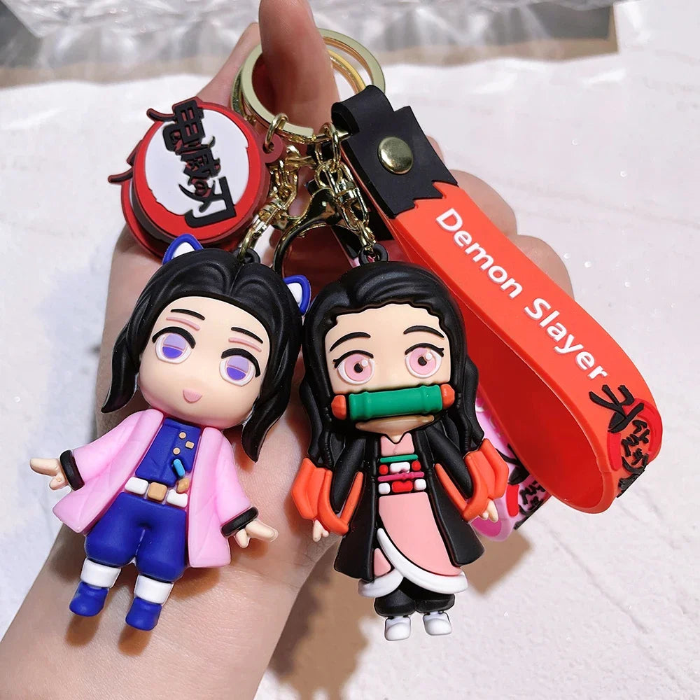 Doll Tanjiro Nezuko Keyring | Keychain | Demon Slayer