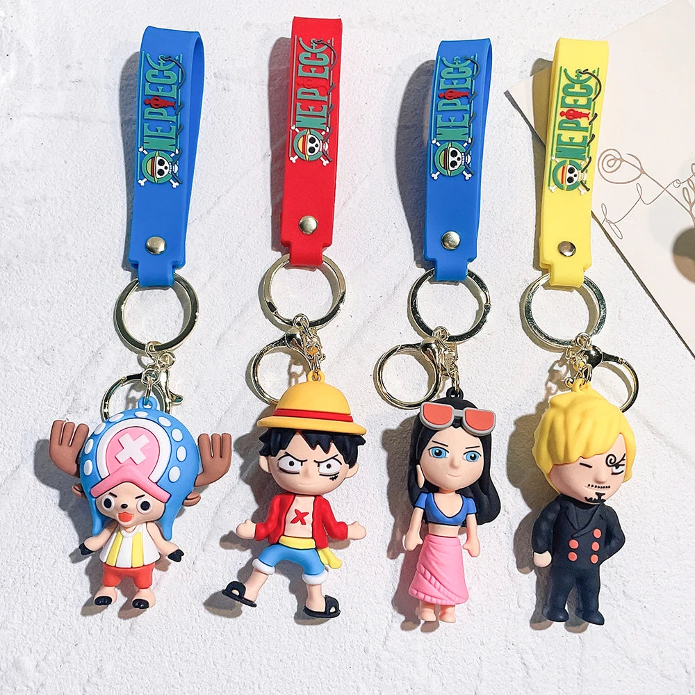 ONE PIECE Keychain Monkey D Luffy Roronoa Zoro Silicone Pendant | Keychain | One Piece