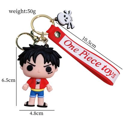 ONE PIECE Keychain Monkey D. Luffy Roronoa Zoro Silicone Pendant | Keychain | One Piece