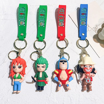 ONE PIECE Keychain Monkey D Luffy Roronoa Zoro Silicone Pendant | Keychain | One Piece