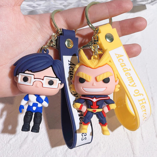 MHA Keychain Midoriya Izuku All Might | Silicone Pendant Holder | My Hero Academia