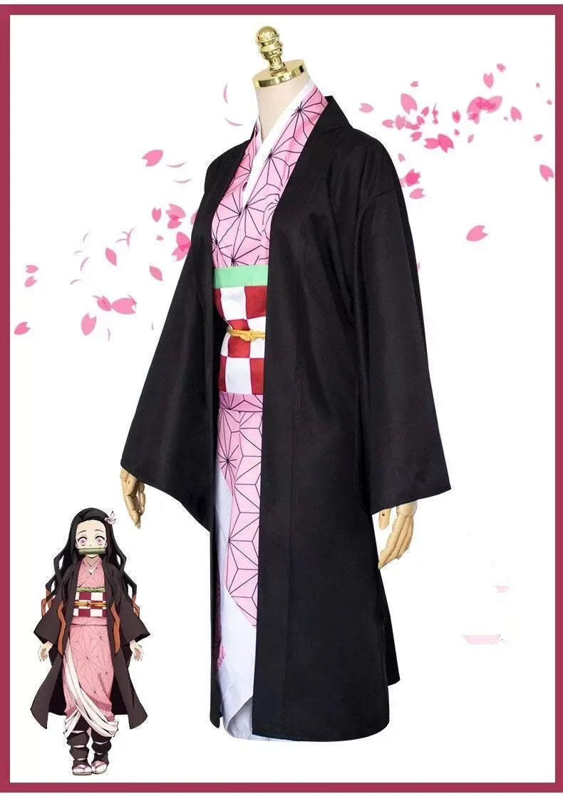 Nezuko Halloween Costume | Party Clothes Set | Demon Slayer