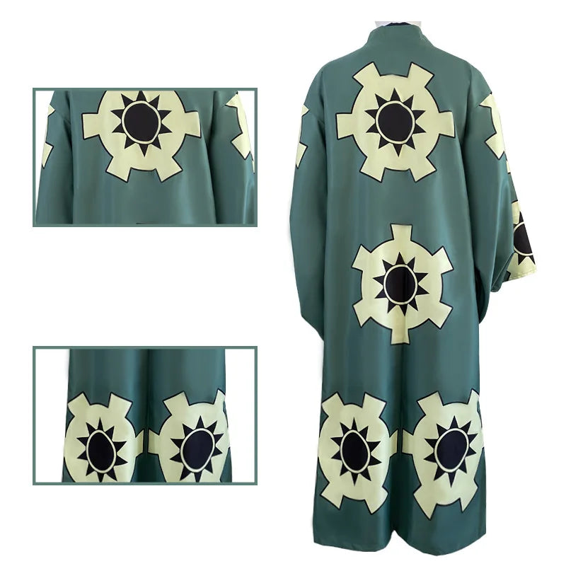 Cosplay One Piece Wano Country Roronoa Zoro Cosplay Costume Green Kimono Outfit | Costume | One Piece