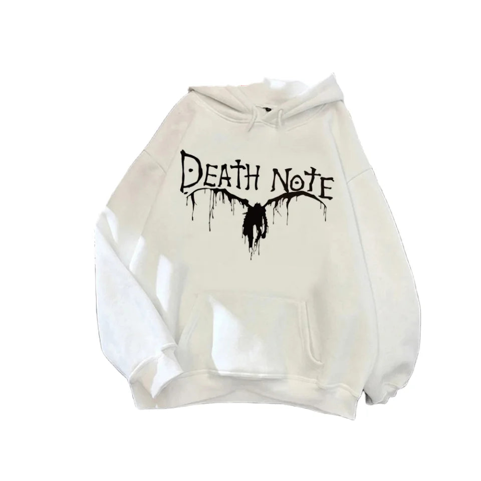 Death Note Hoodie Mesa Aman Graphic Streetwear | Hoodie | Death Note