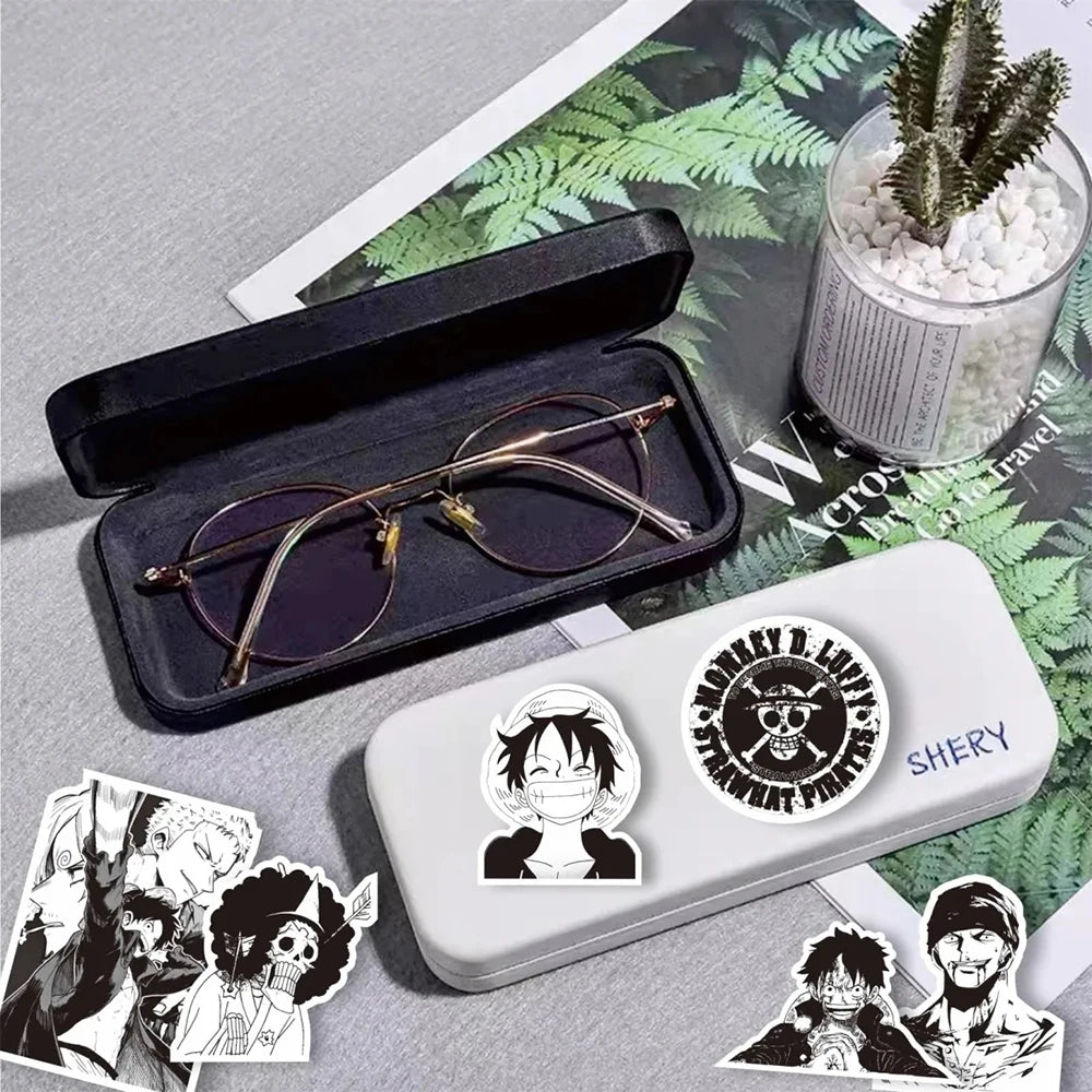 10/30/65pcs Black White ONE PIECE Stickers | Sticker | One Piece