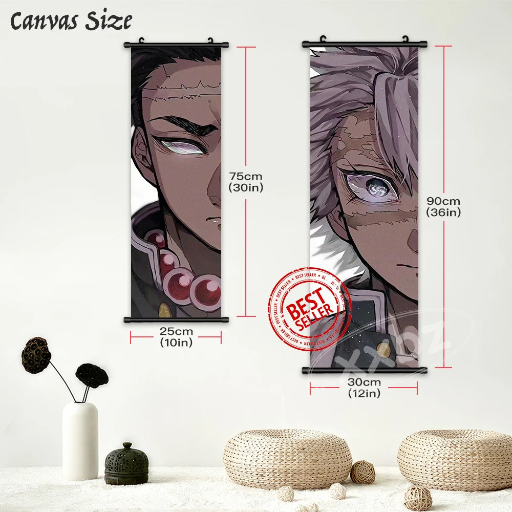 Artwork Canvas Picture Painting Poster | Decor | Demon Slayer