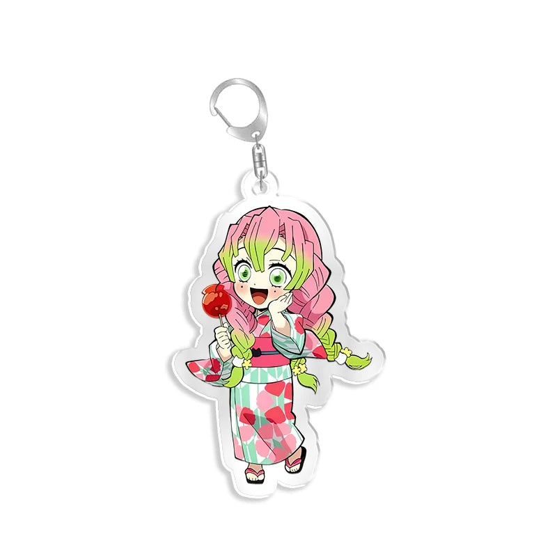 Mitsuri Double Sided Keyring | Acrylic Keychain | Demon Slayer