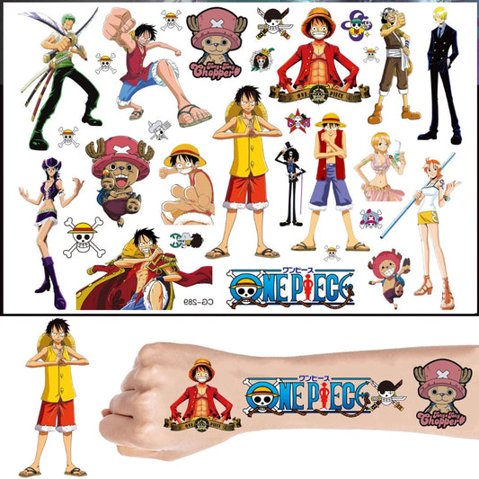 ONE PIECE Luffy Tattoo Stickers | Tattoo Stickers | One Piece