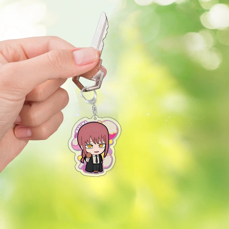 Cosplay Keychain Transparent PVC | Keychain | Chainsaw Man