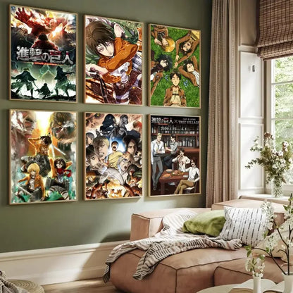 Attack on Titan Poster Classic Movie Posters | Wall Sticker | Attack on Titan