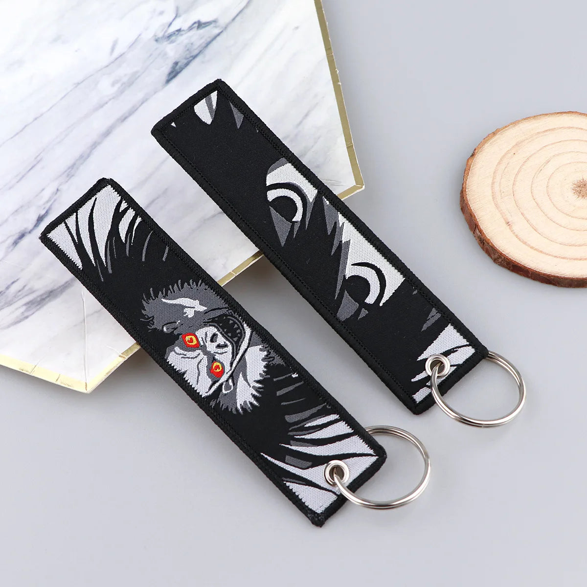 Woven Label Key Chain Lanyard | Keychain | Death Note