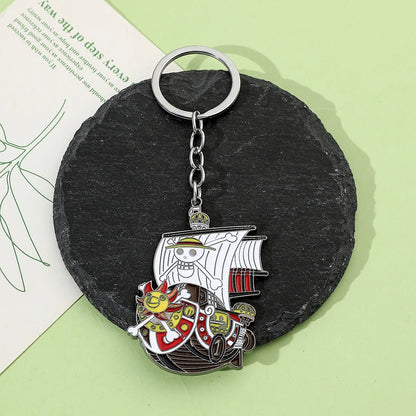 One Piece Keychain Monkey D. Luffy Pirate Metal Pendant | Keychain | One Piece