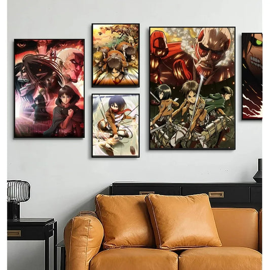 Attack On T-Titan Poster Prints Wall Painting | Poster | Attack on Titan