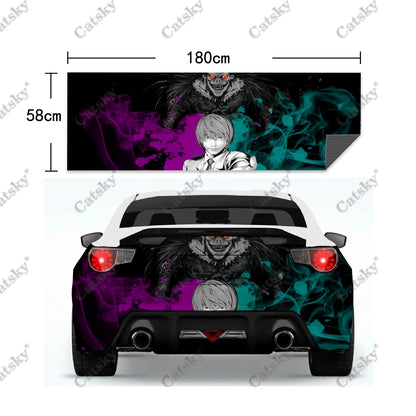 Death Note Car Stickers Truck Rear Tail Modification | Car Accessories | Death Note