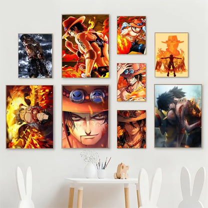 O-one Piece ACE Poster Self-adhesive Art | Poster | One Piece