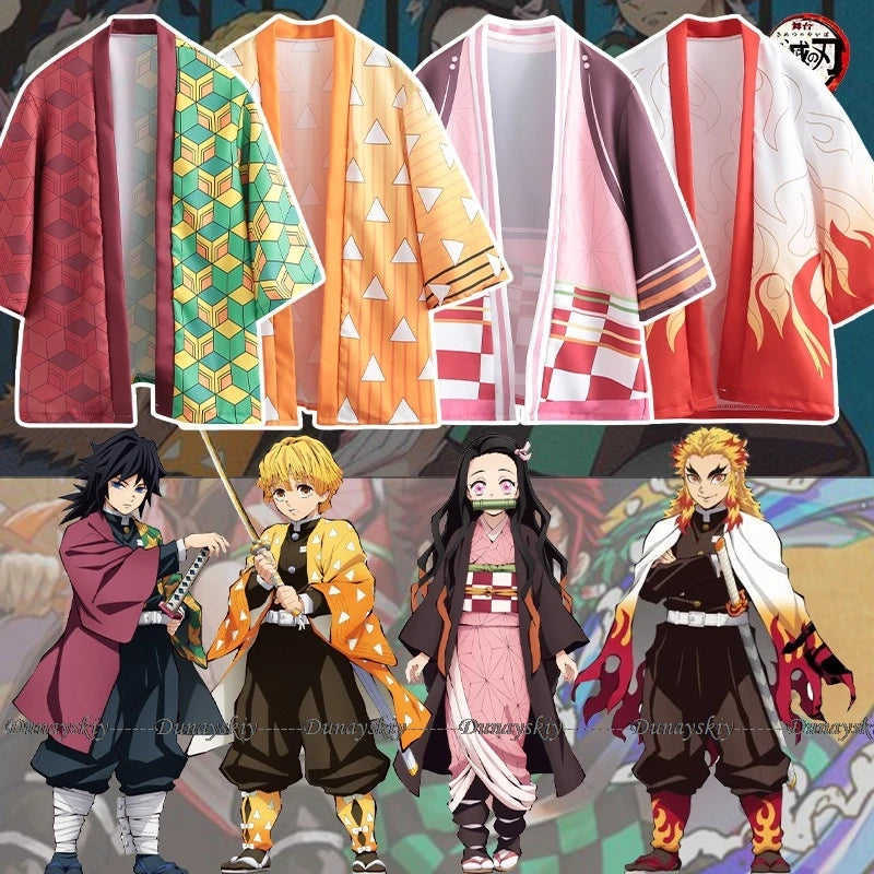 Zenitsu Shinobu Cloak | Summer Coat Shirt | Demon Slayer