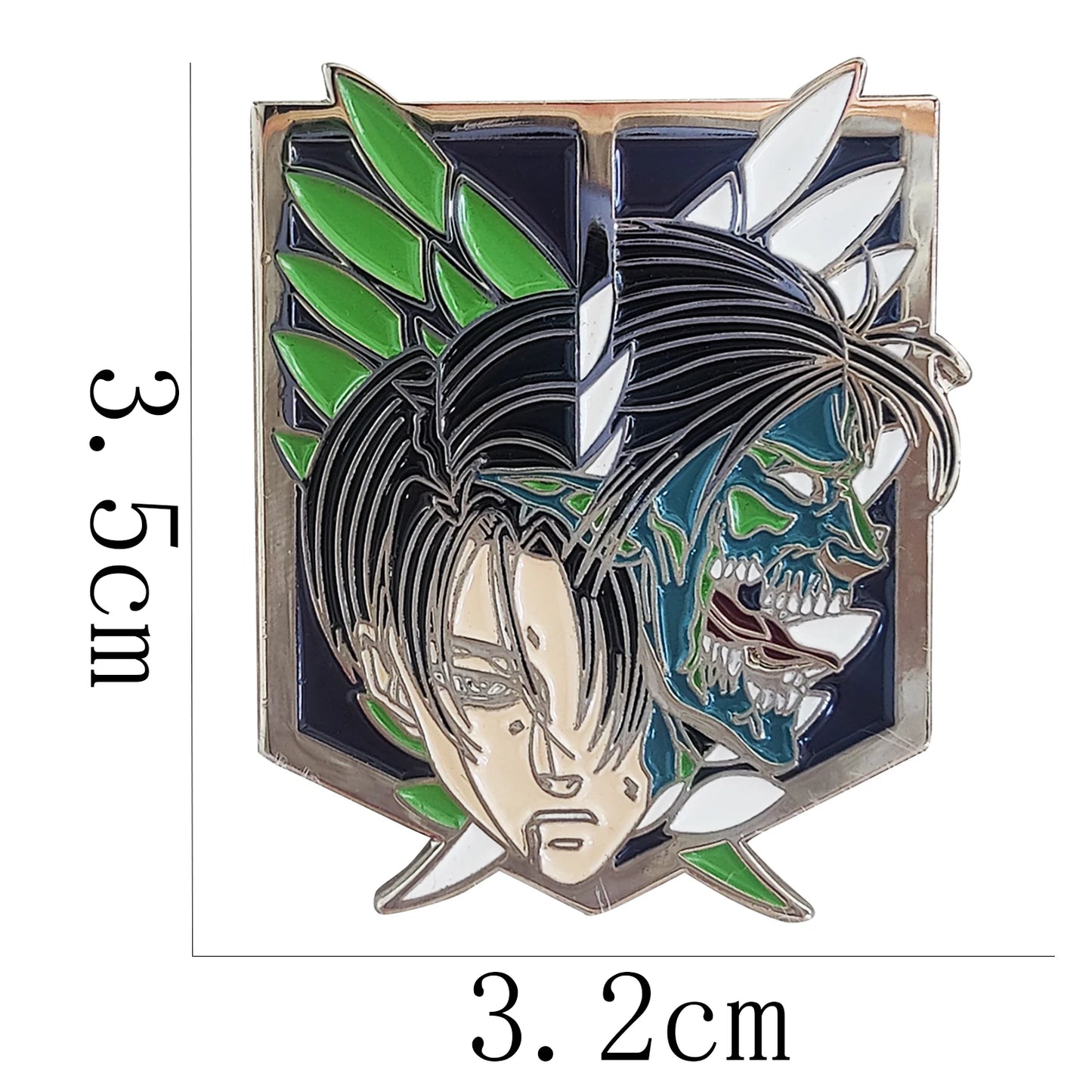 AoT Levi Enamel Pin Lapel Brooch | Jewelry Accessory | Attack on Titan