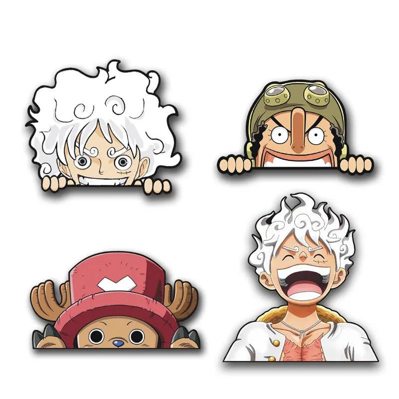 One Piece Luffy Sun God Car Sticker | Car Sticker | One Piece