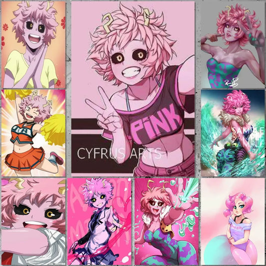 MHA Mina Ashido Poster Canvas Art | Wall Art | My Hero Academia