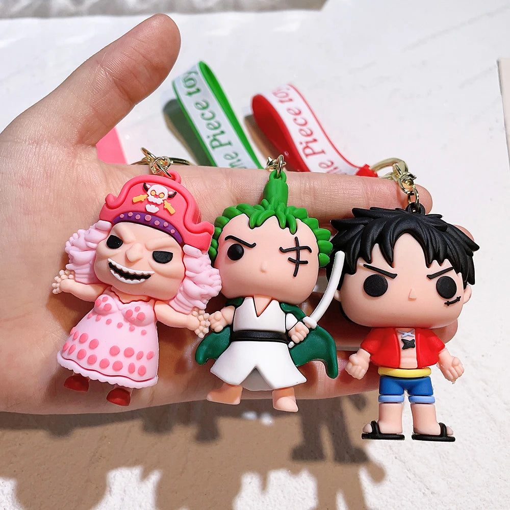 PVC Keychain OP Luffy Doll Bag Pendant | Keychain | One Piece