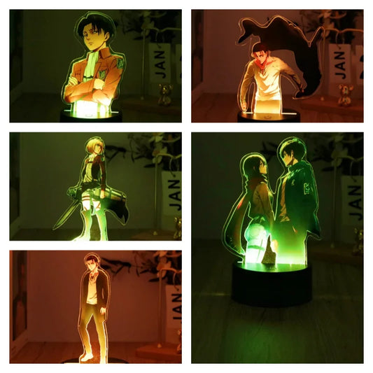 Attack on Titan 3D Lamps | Night Light | Attack on Titan