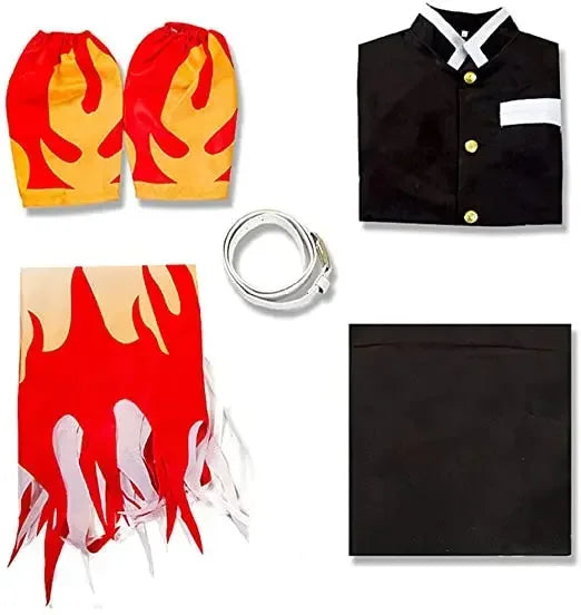 Adult Rengoku Kyoujurou Kimono Cosplay Costume | Demon Slayers | Demon Slayer