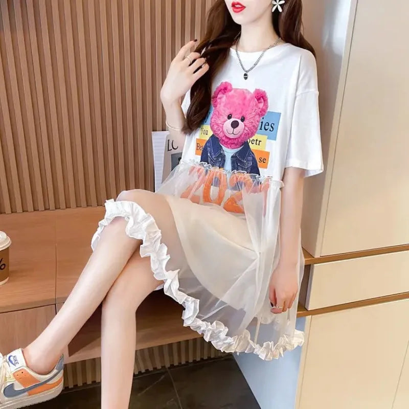 Cute Mesh Kawaii Graphic T-shirt | T-shirt | One Piece