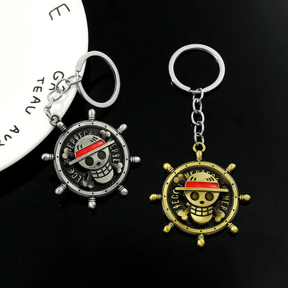 One Piece Luffy Cap Skull Key Rings | Keychain | One Piece