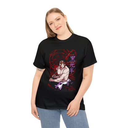 Kokushibo T-Shirt | Demon Slayer Kimetsu No Yaiba Manga Black Shirt | Demon Slayer