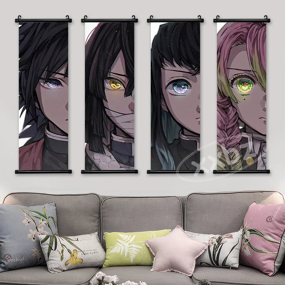 Artwork Canvas Picture Painting Poster | Decor | Demon Slayer