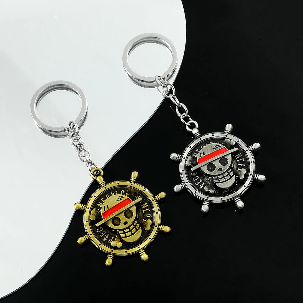 One Piece Luffy Cap Skull Key Rings | Keychain | One Piece