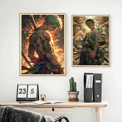 Roronoa Zoro Poster Wall Sticker | Poster | One Piece