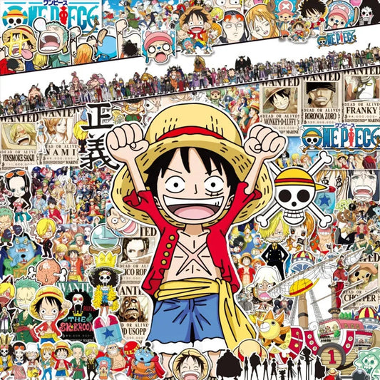 48/50/80/100pcs Vintage ONE PIECE Stickers | Sticker | One Piece